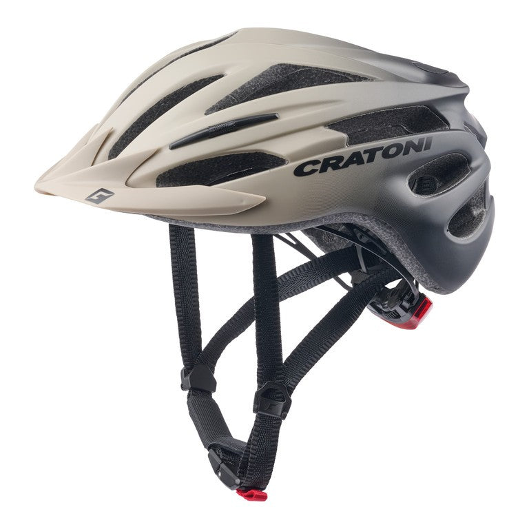 Casco bici Cratoni Pacer Jr. darksand nero opaco, t. S/M (54-58cm)