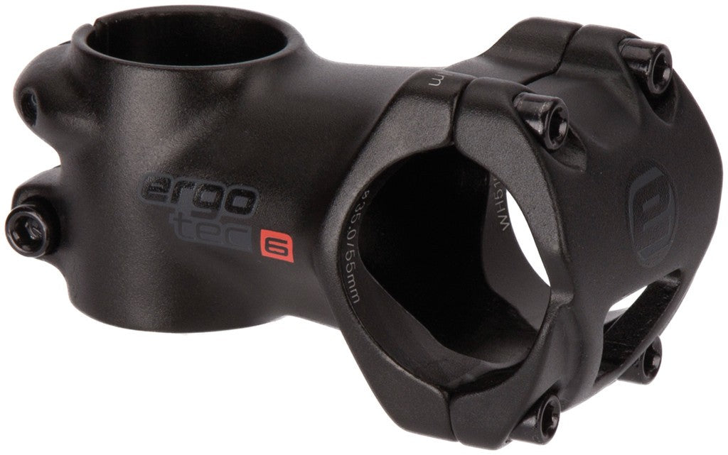 Cabezal de sujeción Ergotec Ray 35.0 1 1/8", Ø 26.8/35 mm, 55 mm, 0°, negro