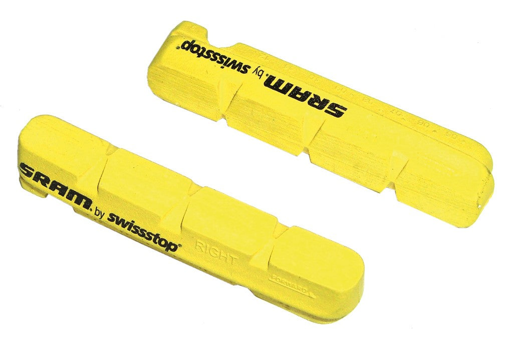 Gomma freno SRAM Road per cerchi carb. giallo, UDV=1 paio, per Rival/Force/Red