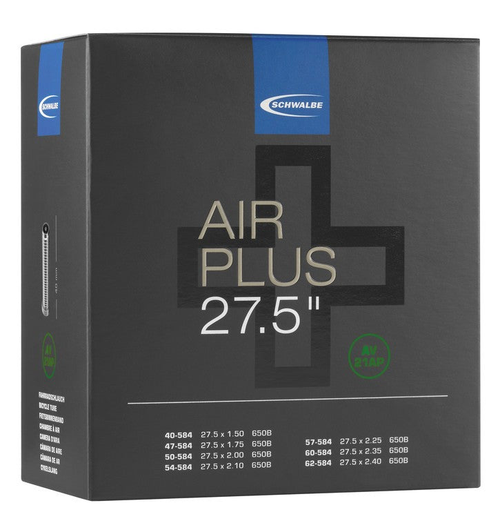 Cámara de aire Schwalbe VS 21 AP Air Plus 27,5x1,50-2,25 40/62-584 VS AGV 40 mm