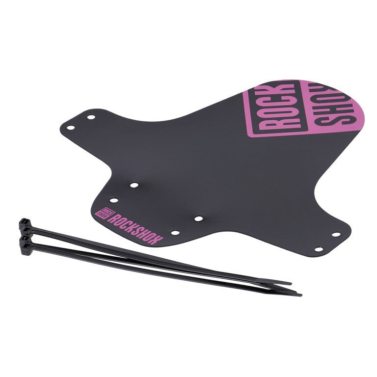Guardabarros delantero MTB Rockshox universal 00.4318.020.017, negro/fucsia Imprimir