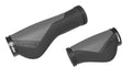 Puños T-One Ripple Ergo 90/130 mm, individuales, negros/grises