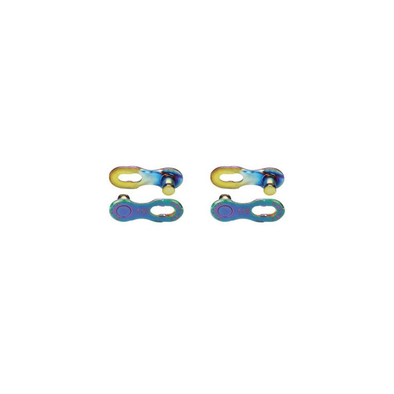 Missinglink KMC 12NR 1/2" x 11/128" 2 piezas, 5,65 mm, 12 velocidades, azul Aurora