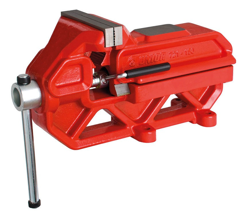 Tornillo de banco Unior Quick Irongator rojo, 125 mm - 721Q/6-US