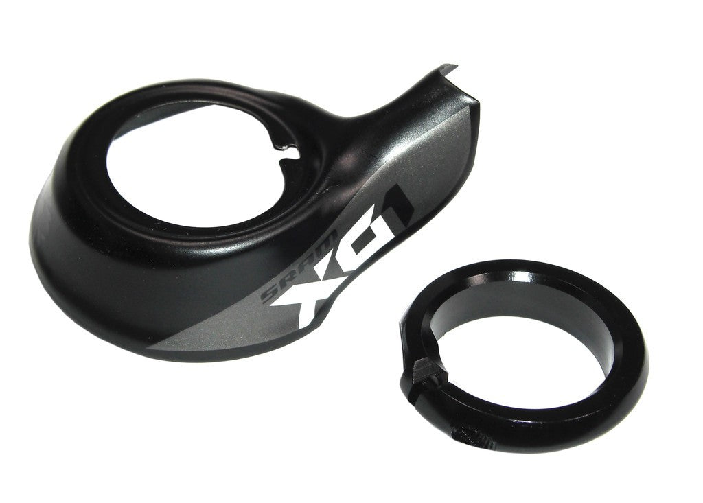 Grip Shift SRAM X01 Eagle nero, copertura/kit fissaggio