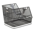 Cestino post. Basil Class p. bor. scuola 37,5x30,5x27cm, nero, a maglie strette