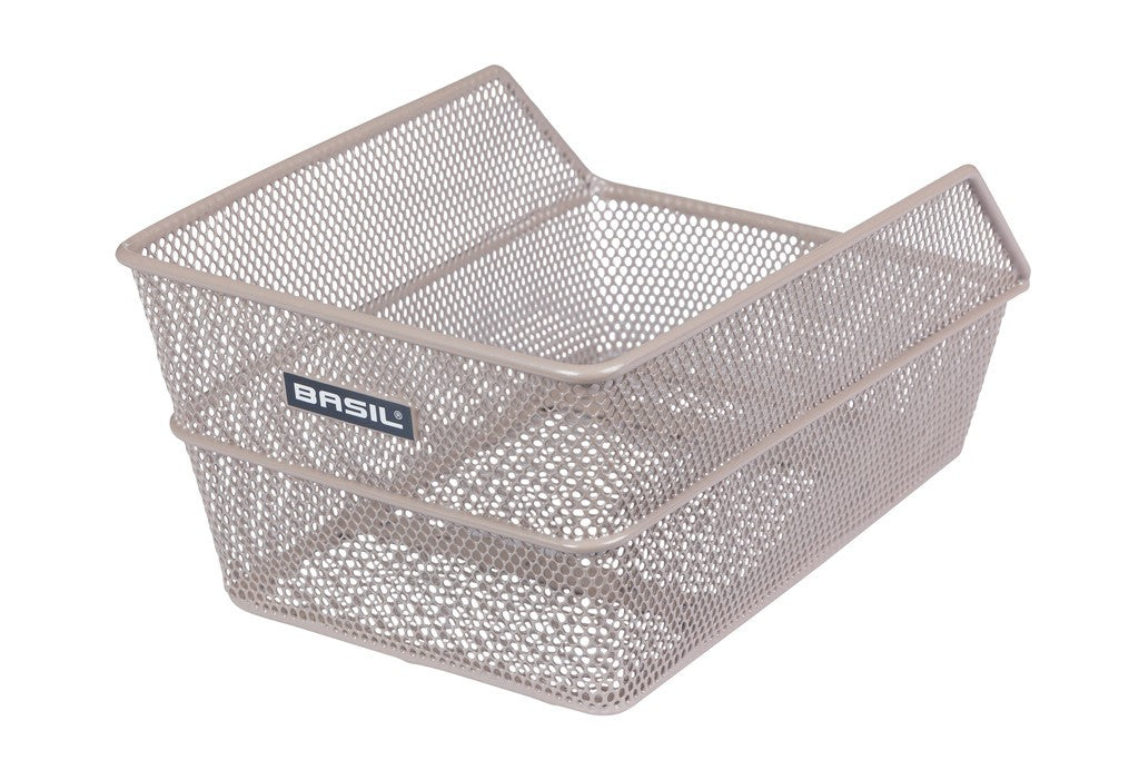 Basil Cento Korb hinten, nude Metallic, Mesh, Stahl, FM,S