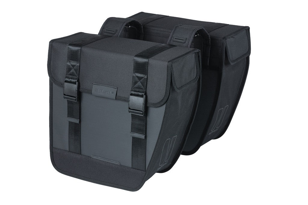 Borsa doppia Basil Tour nero, 34x14x34cm, 28 l impermeabile