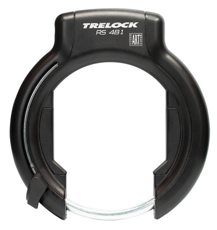 Candado de cuadro Trelock RS 481 XXL NAZ negro, llave fija, POC