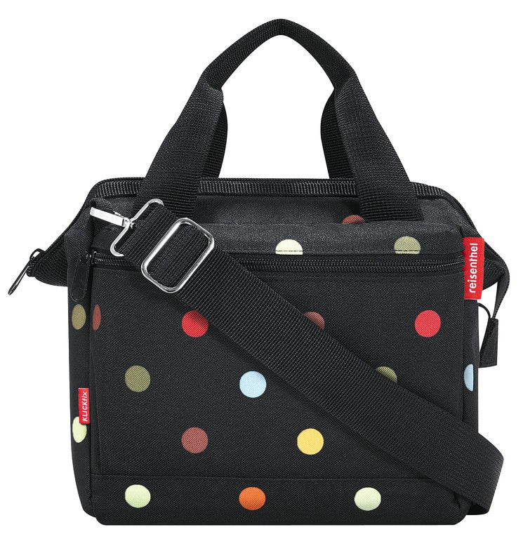 Borsa da manubrio KLICKfix Roomy nr/dots,24x22x13cm,4l,630g,s.adatt.