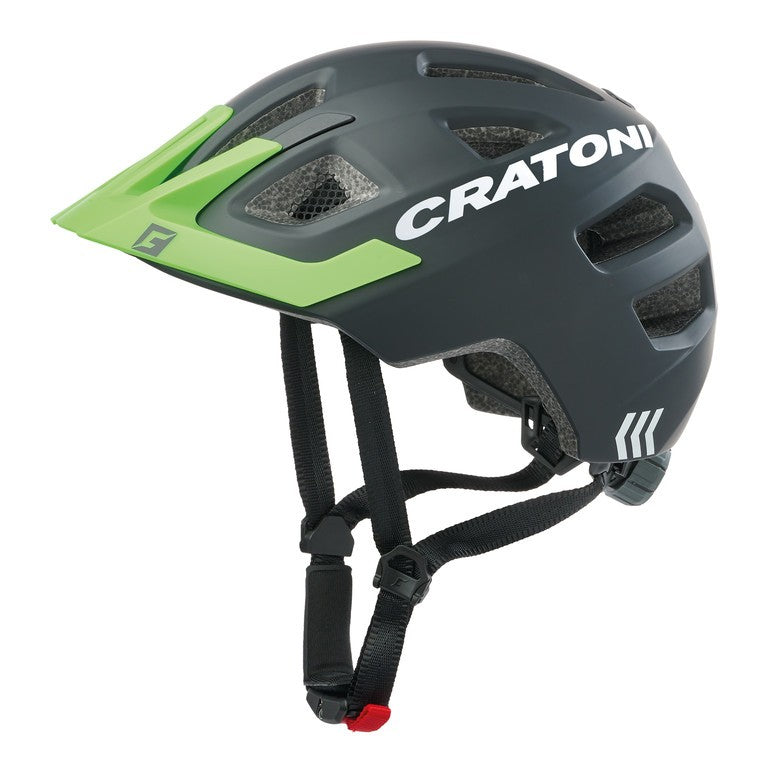 Casco bici Cratoni Maxster Pro (Kid) t. XS/S (46-51cm) nero/verde fluo opaco