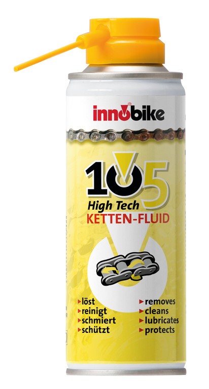 Innobike High Tech 105 Kettenöl 300 ml, Sprühdose, mit Schnorchel