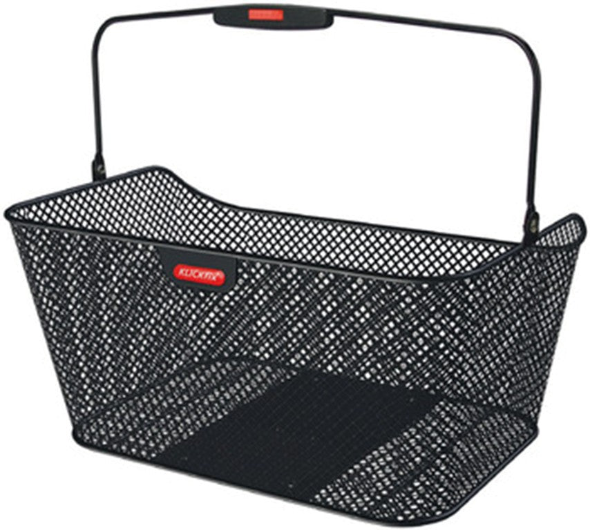 KLICKfix City Gepäckkorb für Racktime, 40 x 20 x 30 cm, schwarz, feinmaschig