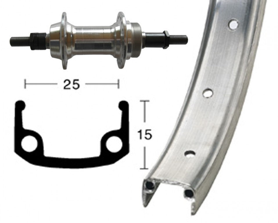 r.po.24x1.9cor.screw.scan.,Al,36bu.,rueda con pared simple,color plata,radios zincados.
