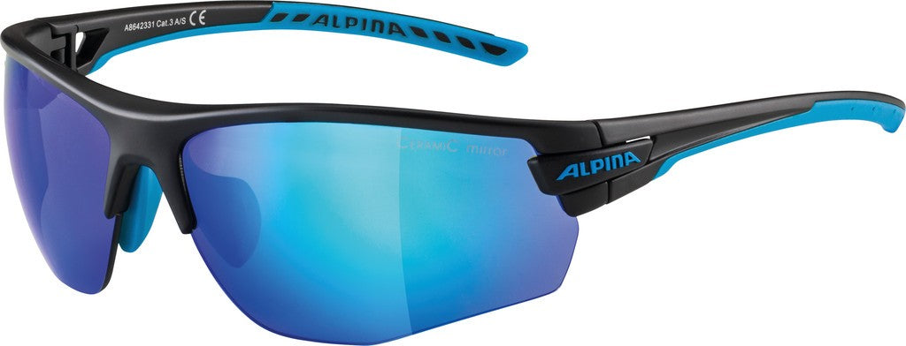 Alpina Tri-Scray 2.0 HR Sportbrille nr/ciano op, bl/or spec lens, trans.