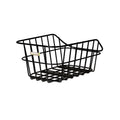 Cesta trasera de aluminio Cento 45x32,5x21cm, negra, malla ancha