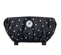 Coverit Racktime para cestas de borde, negro/estampado, 8 x 16 x 4 cm