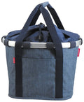 Borsa City KLICKfix Bikebasket twist blue, 35x28x26cm,15l, 800g