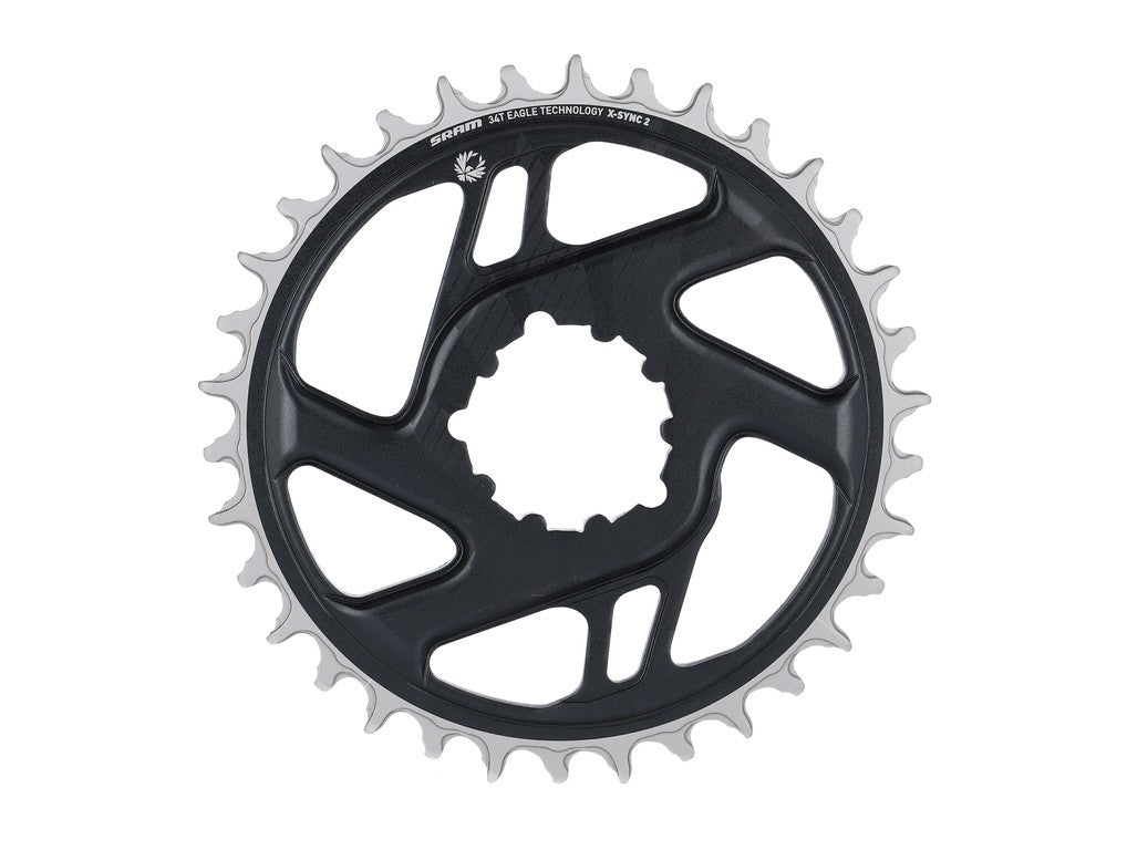 Plato Sram X-Sync 2 Eagle Boost DM 34d, gris, todos los modelos, desplazamiento de 3 mm, 11.6218.046.006