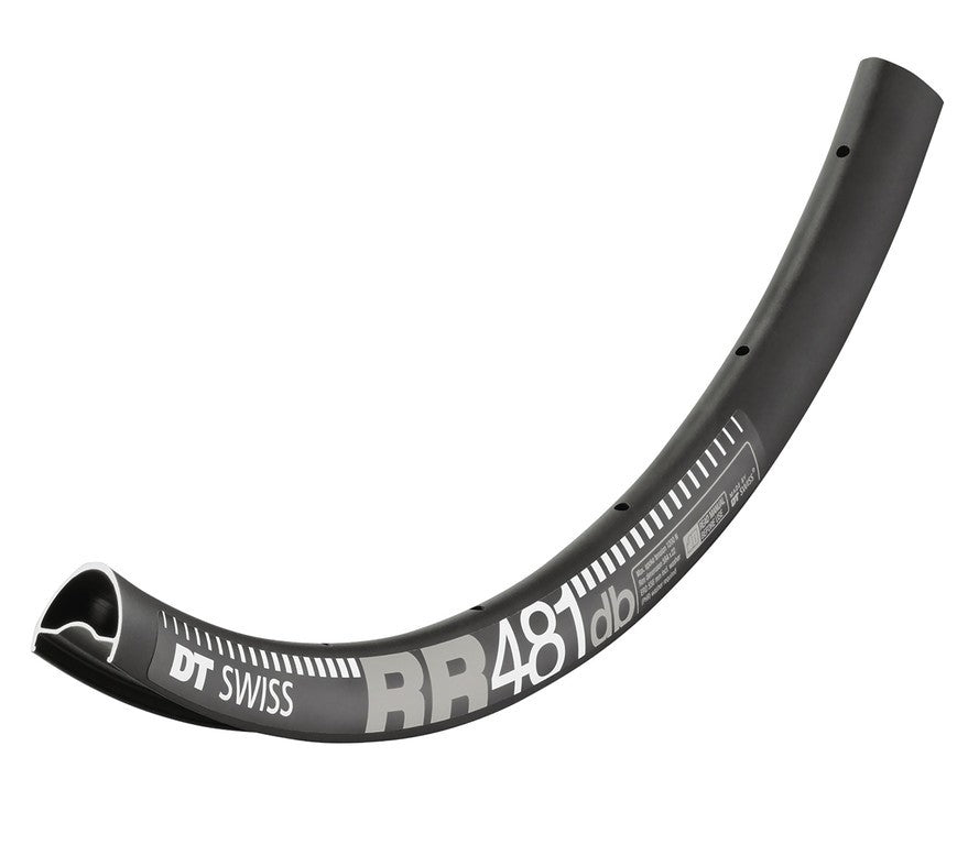 DT Swiss RR 481 DB 28" Felge, Schwarz, 28 Loch, 622-22, LV 6,5 mm