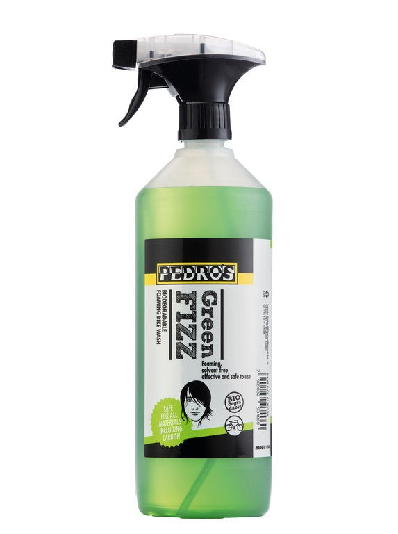 Detergente bici Pedros Green Fizz 1l, flacone spray