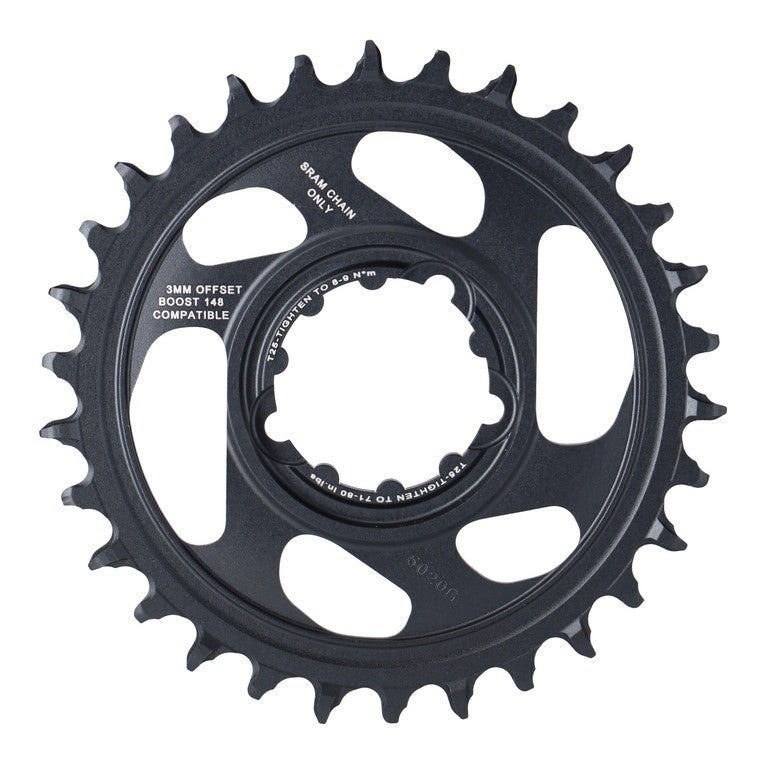Sram X-Sync2 SL Eagle Boost 30 d. grau, all.offset 3mm, DM, 12-fach Kettenblatt.