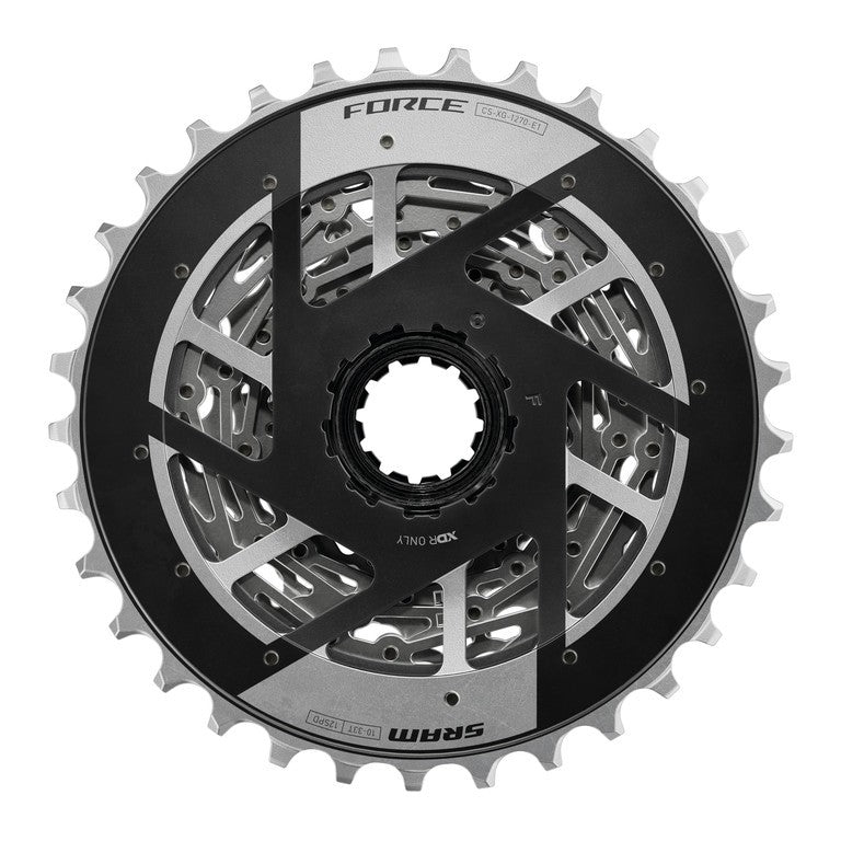 Pacco pignoni SRAM XG-1270 XDR 12vel., 10-33 denti, XDR-Body, arg