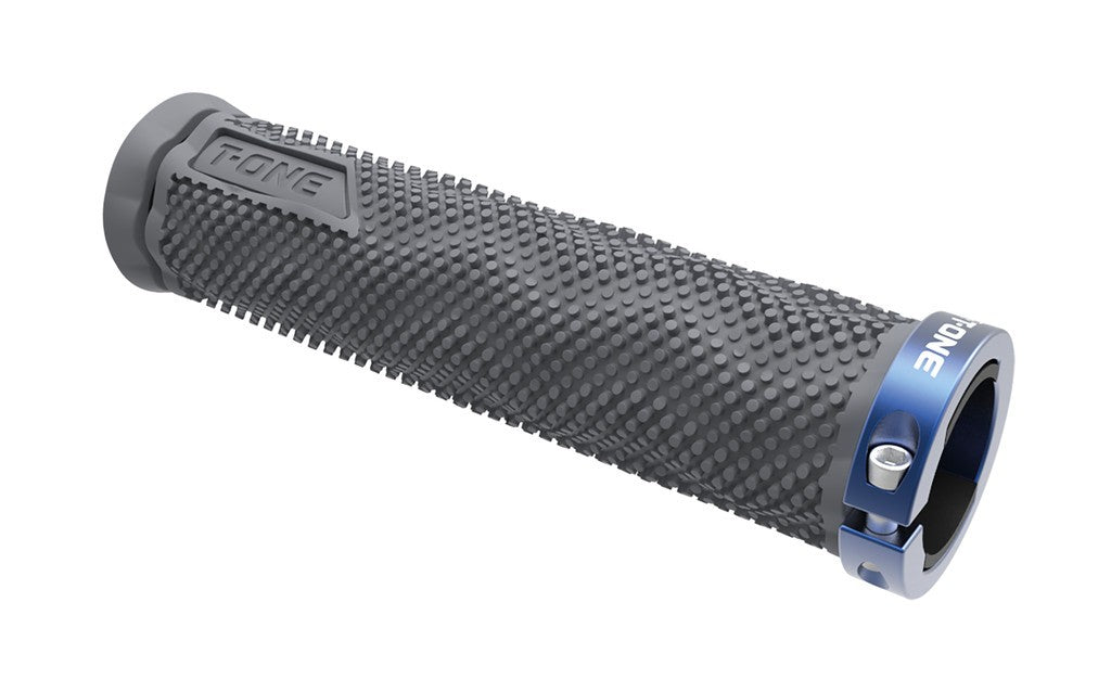T-One DOT 130mm Griffschalen, einzeln, grau/blau