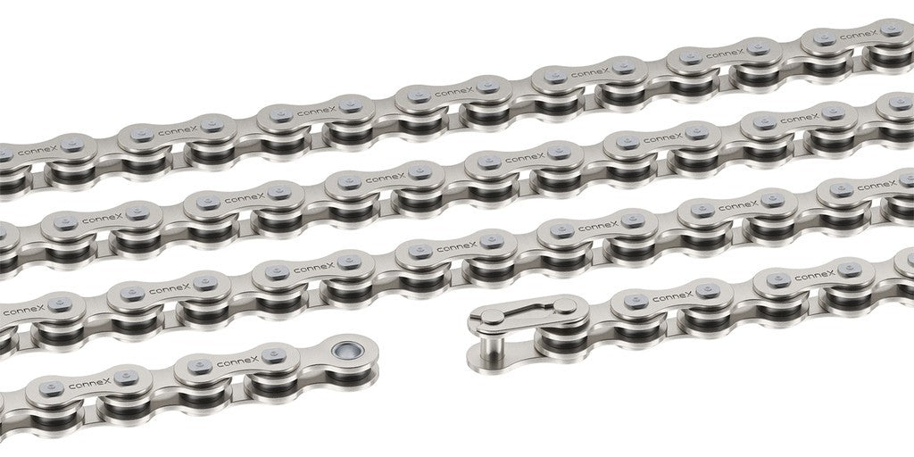 Catena Wippermann Connex 7E8 p. e-bike 1/2" x 3/32", 124 maglia, 8,8mm, argento