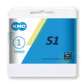 Catena KMC S1 Wide 1/2" x 1/8", 112 maglie, 8,6mm, marr