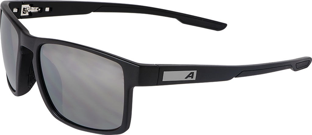 Alpina Stream Sportbrille, schwarz, op, schwarze Gläser, Kat. 3