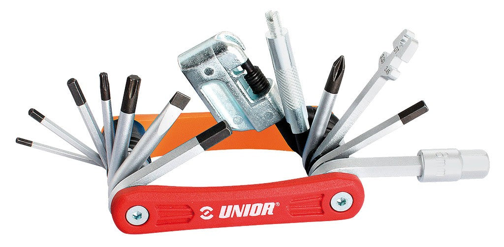 Multitool Unior Euro17 rosso, 17 funzioni, 1655EURO17-US