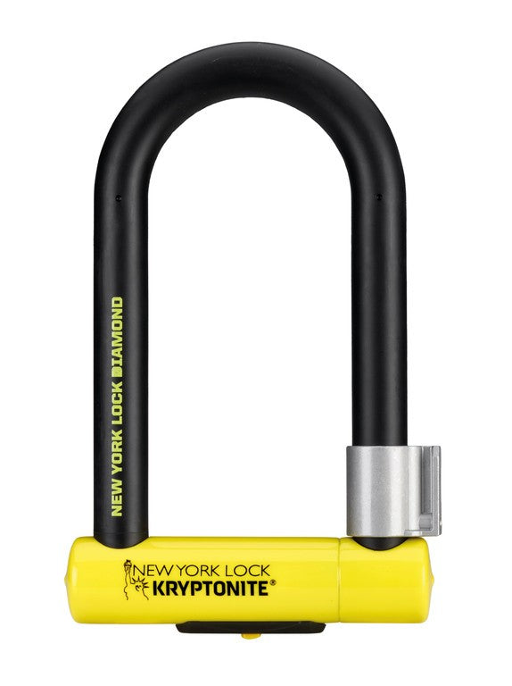 Lucc. arco Kryptonite New York Diamond 95x204mm, nr/giallo,3 chiavi, standard