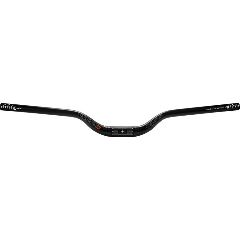 Ergotec Riser Bar 50/31.8 Ø 31,8 mm, 800 mm, 12°, Aluminium, schwarz