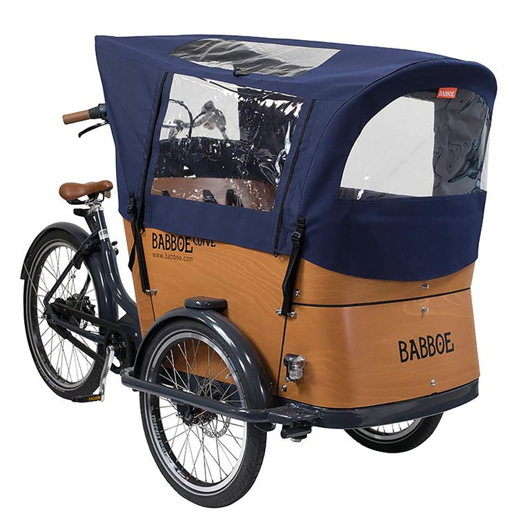Copertura antipioggia Babboe blu, per Curve, Docril