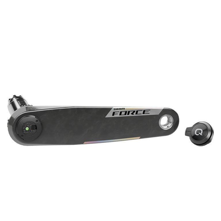 Braccio sx Powerm. Spindle SRAM Force E1 175mm, nero, carb., DM, E1, DUB