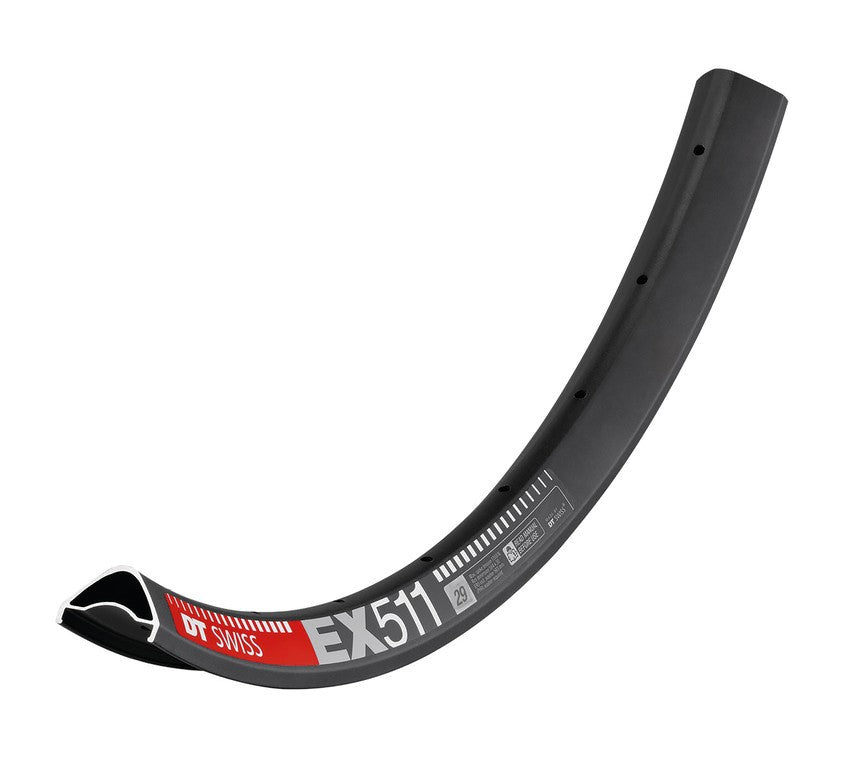 DT Swiss EX 511 29" Felge, Schwarz, 32 Loch, 622-30, LV 6,5 mm