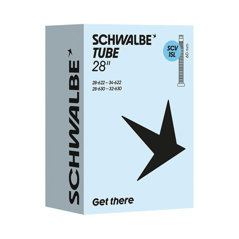 Cámara de aire Schwalbe SCV 15L 28x0.90-1.35" 28/34-622/630 SCV 60mm