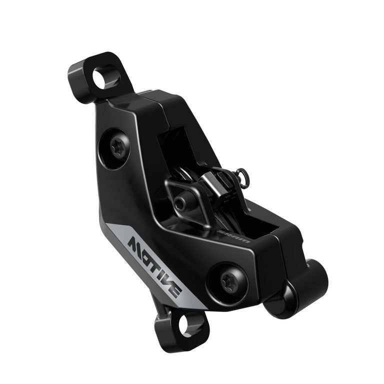 Ass. pinza freno a disco SRAM Gloss Black Anodized, Motive Silver A1+