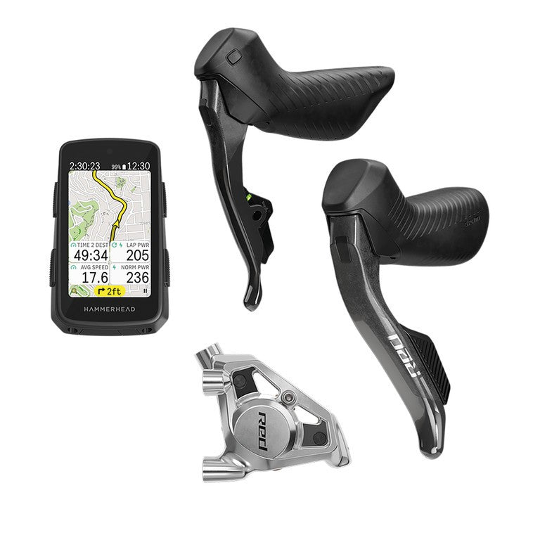 Upgrade Kit SRAM Red AXS E1 Hammerhead Karoo,leva cam.-fr. sx/dx.,pinza fr. FM