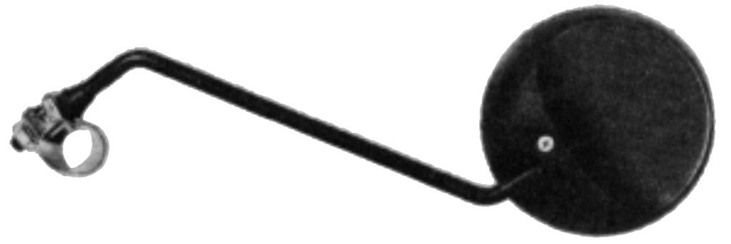 Specchio universale b&m dx/sx, nero, rotondo, Ø110mm