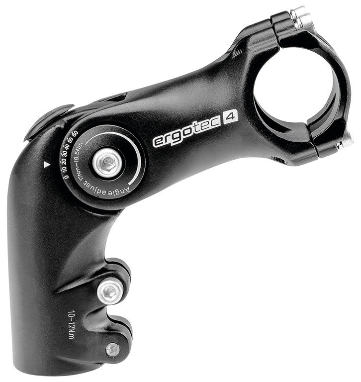 Att.man. A-Head Ergotec Octopus2/50 31,8 1 1/8", Ø 28,6/31,8mm, 110mm, nero