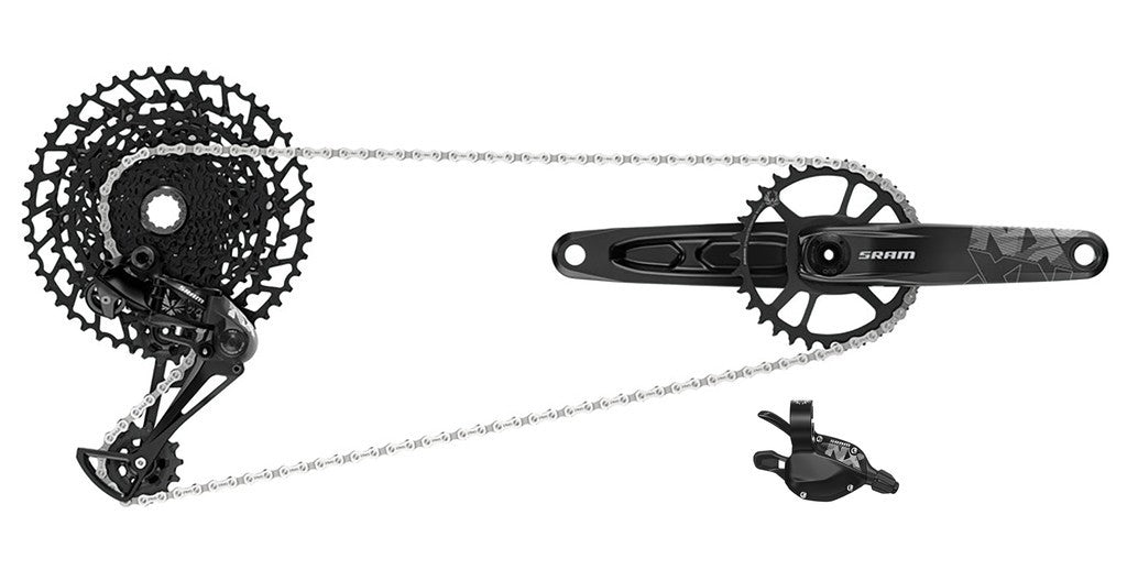 Set gruppo cambio SRAM GX Eagle 1x12v DUB 175mm, non-Boost 32d,PG-1230, 11-50d