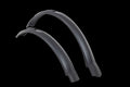 Guardabarros negro Hebie Taipan de 24" con protección contra salpicaduras 0758E