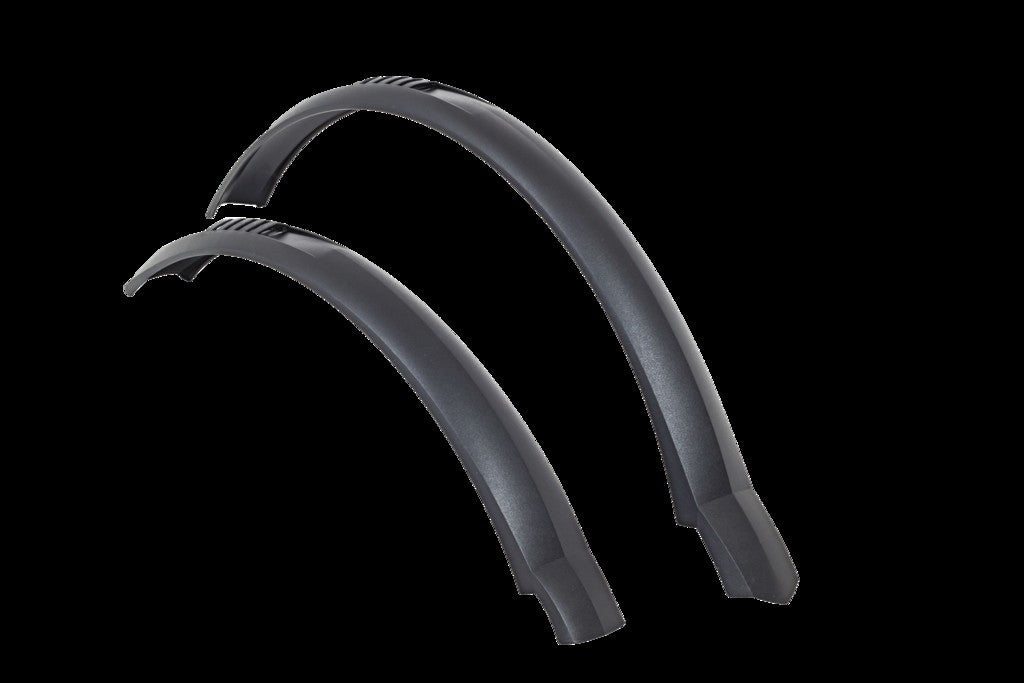 Guardabarros negro Hebie Taipan de 24" con protección contra salpicaduras 0758E