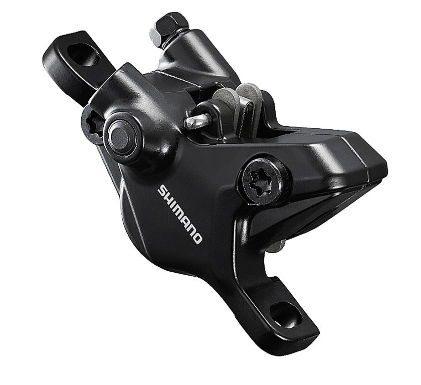 Pinza de freno SHIMANO BR-MT410 de 2 pistones, delantera/trasera, PM, con pastilla