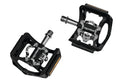 Ergotec s. EP Superlight Pedal aus schwarzem Aluminium, 9/16", mit Reflektoren