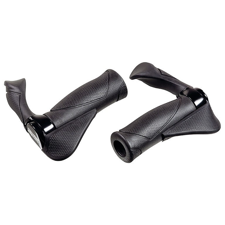 Manopole MTB-Multi-Flex Ergotec AKSB 10 nero, 130/130mm,Ø 22mm
