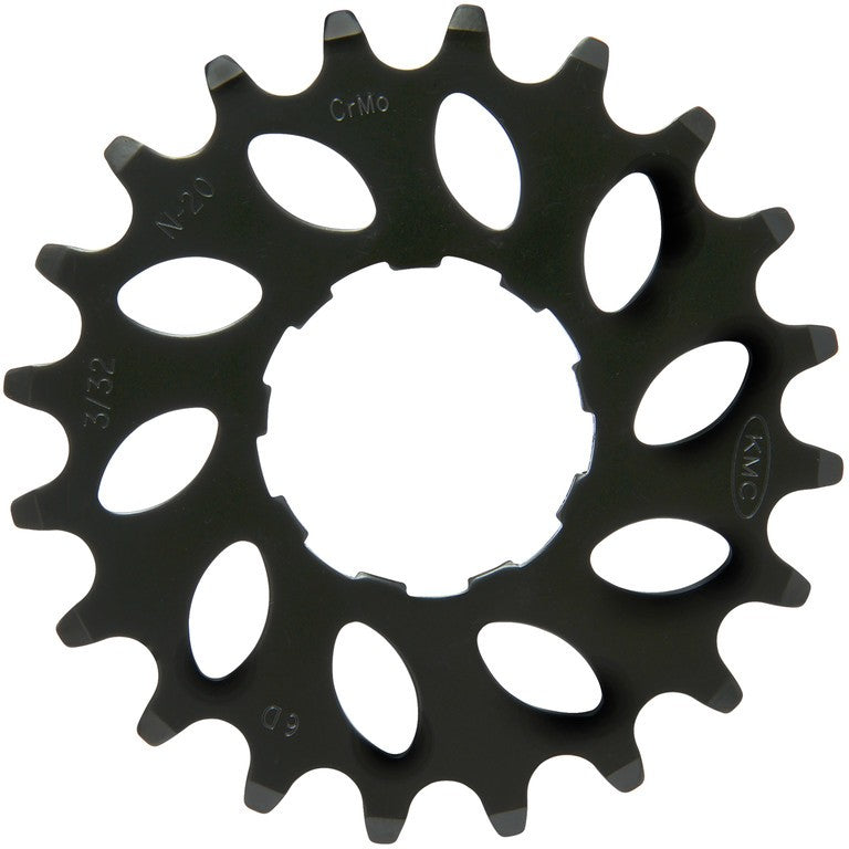 KMC E-Bike-Ritzel für Enviolo 1/2" x 3/32", 20 Zähne, Schwarz