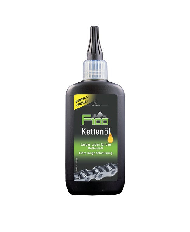 Aceite para cadena F100, 100 ml, frasco gotero